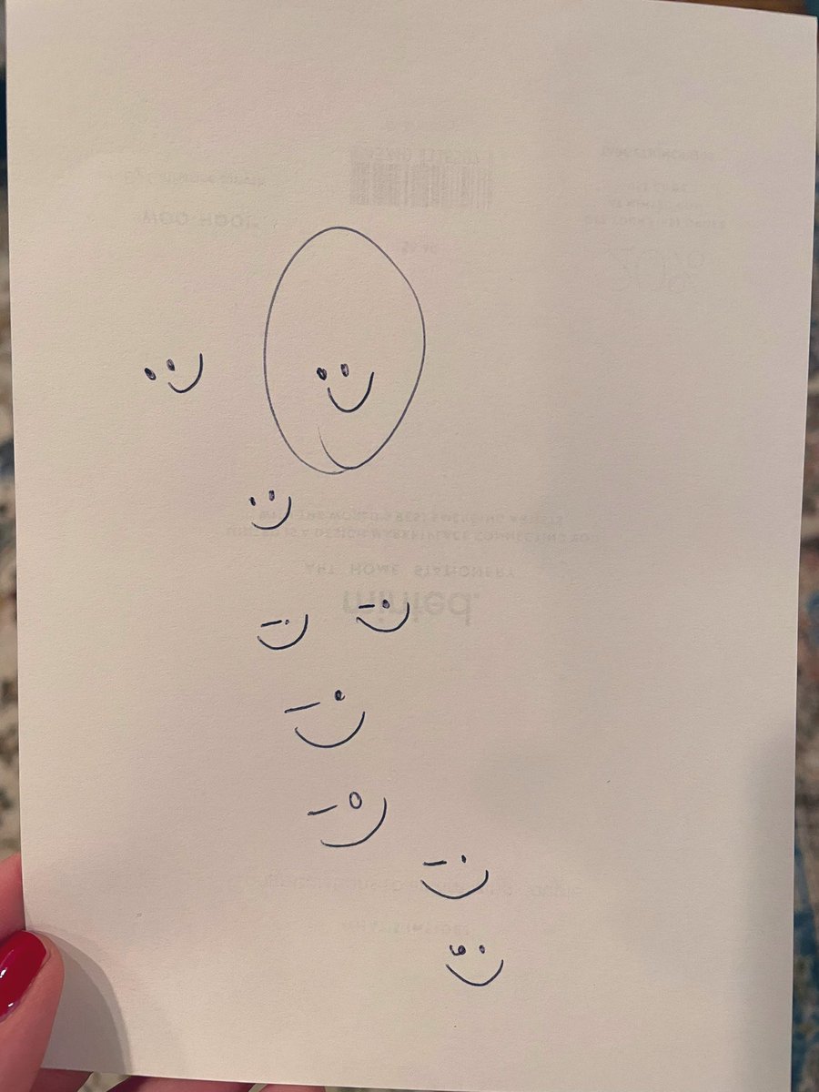 anderak's tweet photo. Husband practicing his smileys before adding one to a card he wrote…🤓🥰 https://t.co/2JsSZjBBlM
