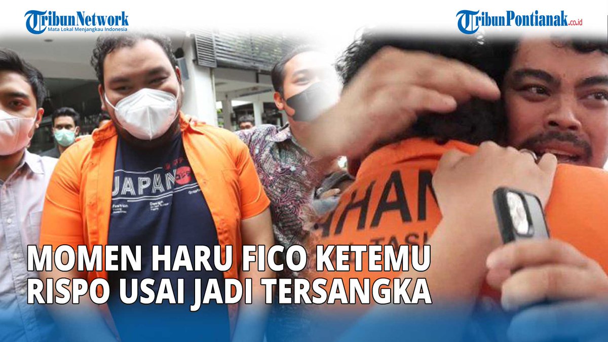 tribunpontianak's tweet photo. Momen Haru Fico Fachriza Menangis Bertemu Rispo Usai Jadi Tersangka, Peluk Sambil Minta Maaf

Video Selengkapnya : https://t.co/tOsJ9taod5

#Fico #TerjeratNarkoba #Rispo #Komika #Menangis #Tersangka #MomenHaru #Artis #Komedian https://t.co/uKLymvnxnY