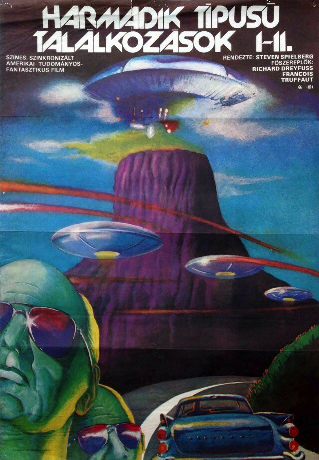 alain_patrick's tweet image. Hungarian poster for Close Encounters of the Third Kind

#closeencountersofthe3rdkind #SciFi