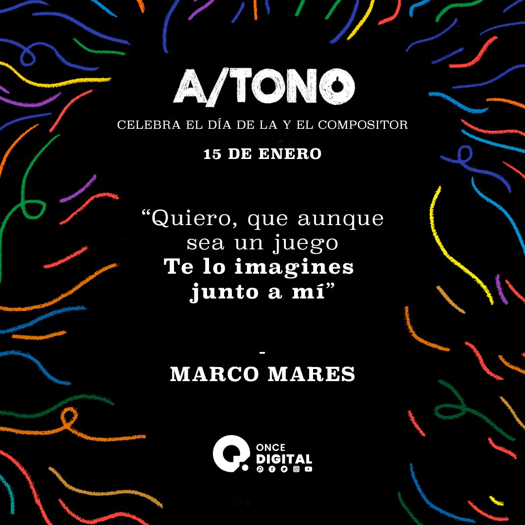 CanalOnceTV's tweet photo. Gracias a las y los compositores se han creado un sinfín de piezas musicales increíbles, por eso hoy queremos felicitarlxs 🎉: ¡Gracias por darle color a la vida a través de la música ✨!
Escucha a algunos de nuestros favoritos en #ATono: https://t.co/PYBlGwiNB9 https://t.co/v2lLRifjgx