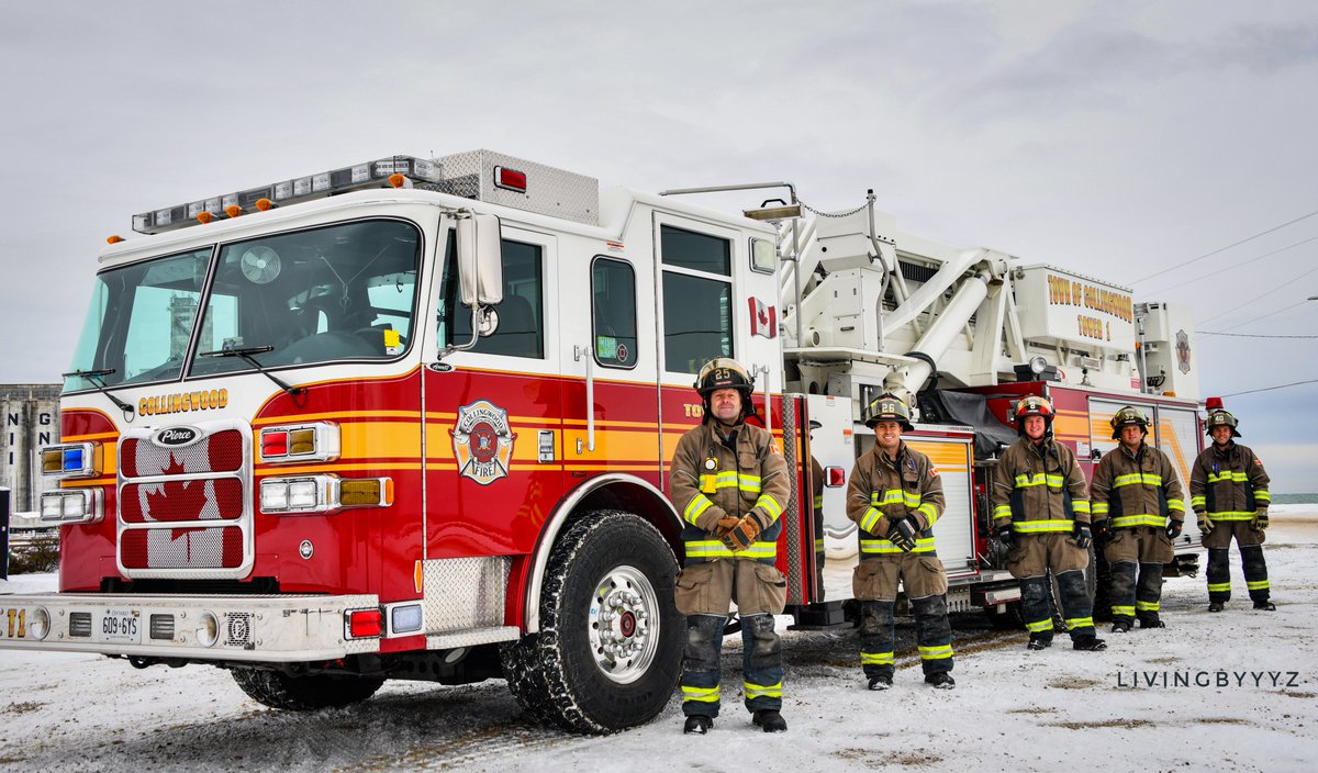 Fire service pic of the day: Collingwood ON <a href="/TownCollingwood/">Town of Collingwood</a> 
Photo by <a href="/livingbyyyz/">kyle . Taylor</a>