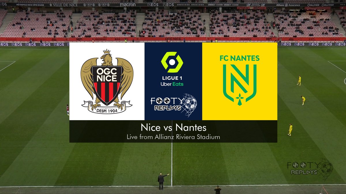 Nice vs Nantes 14 January 2022