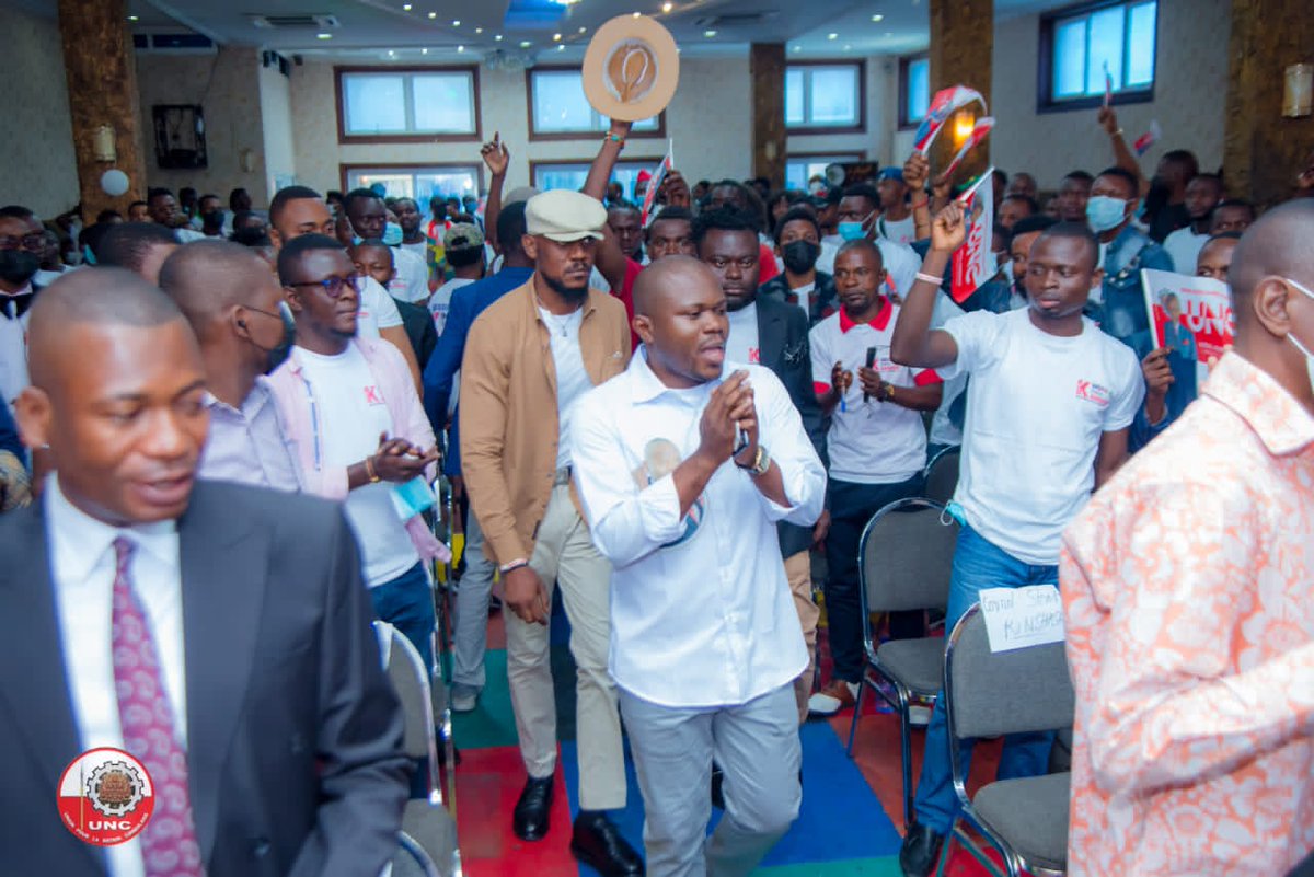OmbaKasongo's tweet photo. @uncrdc la rentrée politique de la jeunesse de Kinshasa
Bravo a la JIk et son président @JolMongu2  #Kinshasa pona kamerhe.
@VitalKamerhe1 @BillyKambale1 @RemyBongungu @PriceMadiengs @JuniorMAKELELE2 @KambaleAlain @yvesnswal https://t.co/SusWDBHU7B