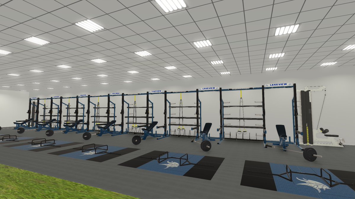 TJNielsen9's tweet photo. Excited for our kids at Lakeview to train in this new strength &amp; conditioning facility! #PayThePrice #lakeviewvikes 👀 💪🏃👏 https://t.co/5kILk4dQne