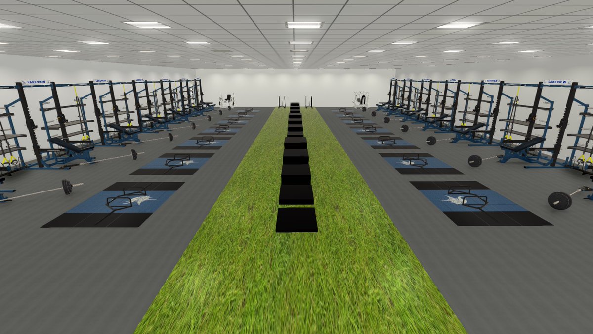TJNielsen9's tweet photo. Excited for our kids at Lakeview to train in this new strength &amp; conditioning facility! #PayThePrice #lakeviewvikes 👀 💪🏃👏 https://t.co/5kILk4dQne
