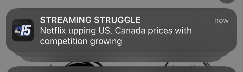 I'm sorry? I thought competition was supposed to do the opposite of this?