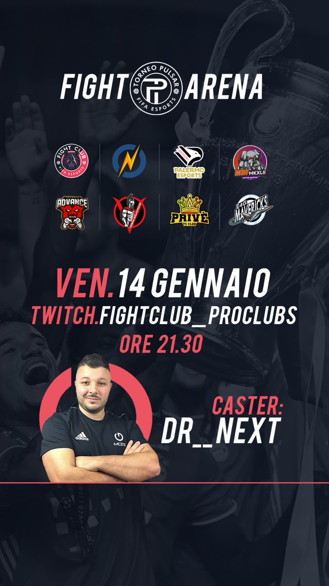 esport_pulsar's tweet photo. 1^ Edizione Trofeo Pulsar @FightClubita x @esport_pulsar 

Grazie a tutti per aver partecipato e complimenti agli  @OLDAdvanceeSp per aver vinto la finale. 

@NapoliEsports @PalermoEsports @Vx3_Galacticos @E4GMavericks @fc_prive @OLDAdvanceeSp @MDF_MkXLII @DR__NEXT https://t.co/PrJG8pQHU8