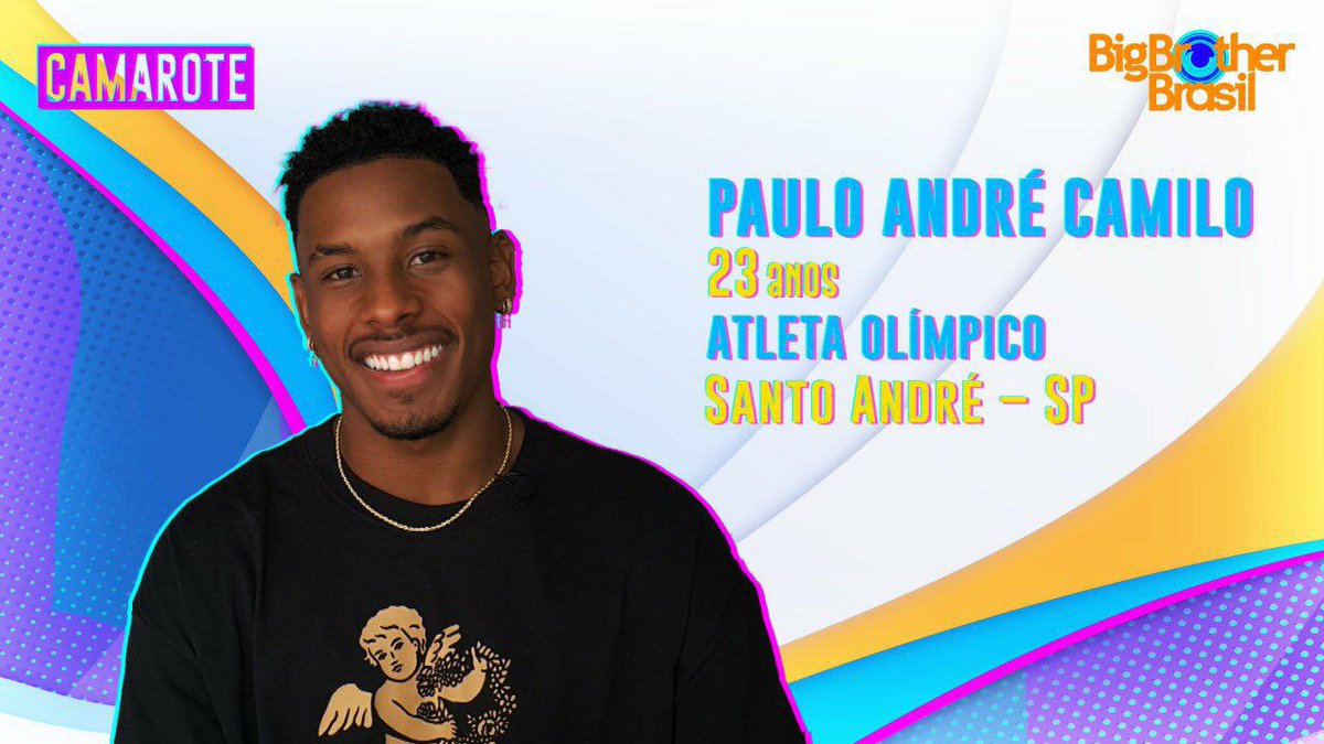 marceloaprigio_'s tweet photo. đ Camarote: Paulo AndrĂŠ
⢠23 anos
⢠Atleta OlĂmpico
⢠Santo AndrÊ - SP
#BBB22 #BBBTeam https://t.co/HA4VvjTBIV