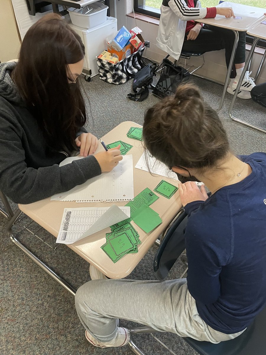 JenKeating67's tweet photo. Friendly game of WAR. @Karrerms #exponents https://t.co/mlksJ8WVhK