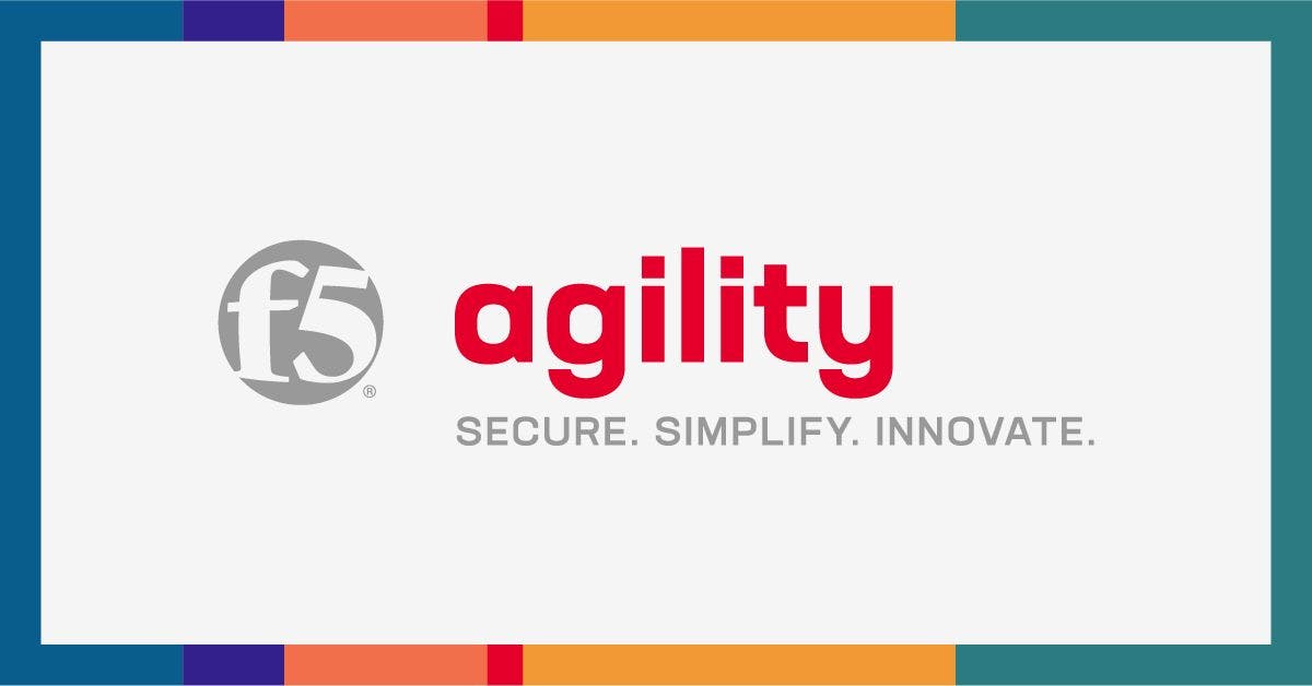 Conéctese con los líderes del sector en Agility 2022 y descubra cómo F5 puede proteger sus aplicaciones y simplificar su infraestructura, independientemente de dónde se encuentre en su viaje de transformación digital. Regístrese ahora:... bit.ly/3qsV4Hq
