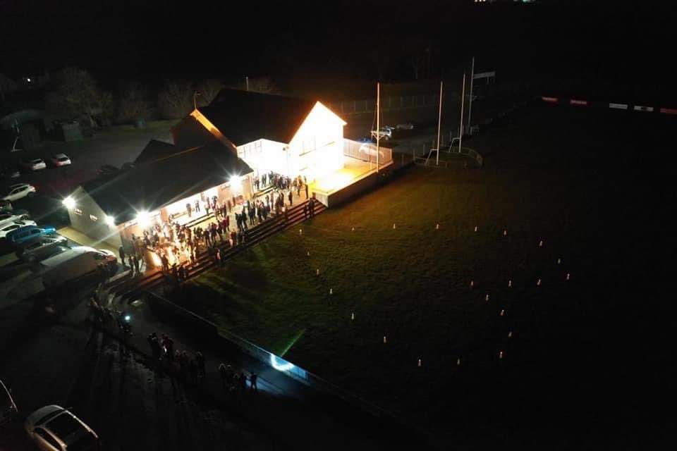 loughgielgac's tweet photo. This evening we joined in a vigil at Fr Healy Park in memory of Ashling Murphy. We stood as a Club in support of the family of a fellow Gael. We will be thinking of Ashling and her family. 

We offer our thoughts &amp; prayers at this difficult time.

Ar dheis Dé go raibh a hanam ❤ https://t.co/L7xg1qLh7S