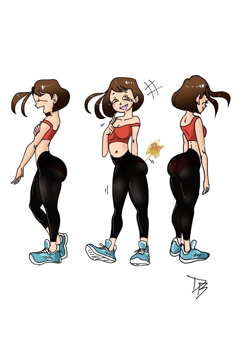 dadownbad's tweet photo. This is Asami “Sammy” Samimoto, Terri‘s best friend. She’s an aspiring e-model. When she’s not exercising, she loves pranks. Terri is usually her target. She thinks farts are funny &amp; likes to share her own. (Especially after protein shakes.)
#girlfarts #fartfetish #gassygirl https://t.co/F92CCUjwm8