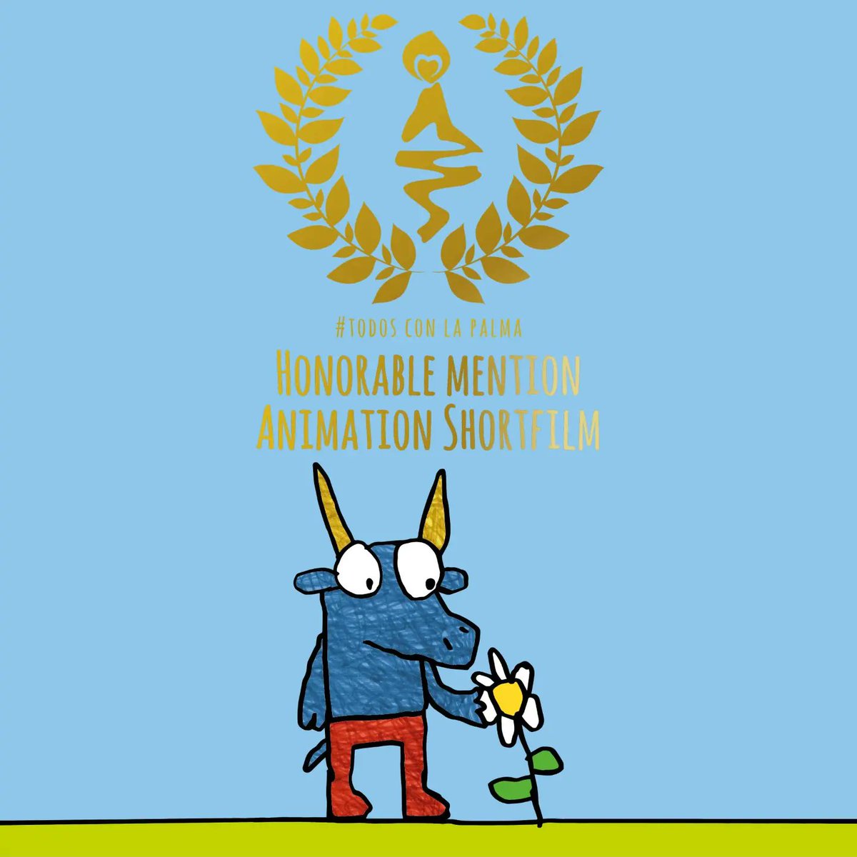El Jurado del Festival Solidario «Todos con La Palma» ha reconocido a nuestro corto "Bulit escucha a la Naturaleza" con una Mención de Honor en la categoría de Corto de Animación. 
💙¡¡Muchísimas gracias a tod@s por este regalo!! ¡Estamos muy felices de haberos podido ayudar!💙