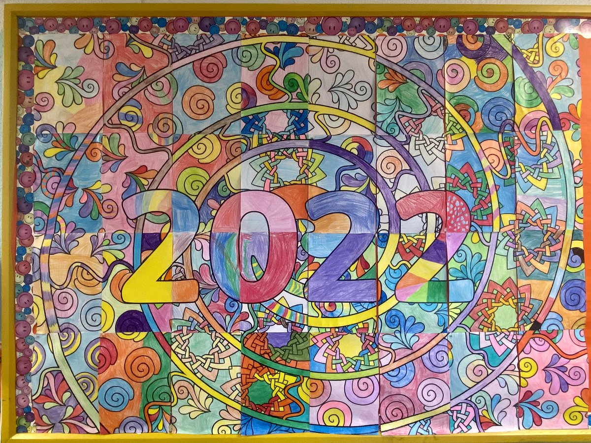 CrinkillNS's tweet photo. Happy New Year from #ThirdClass We enjoyed our first full week back in school! #Art #MindfulnessColouring π¨ https://t.co/IGUk1WtsFN