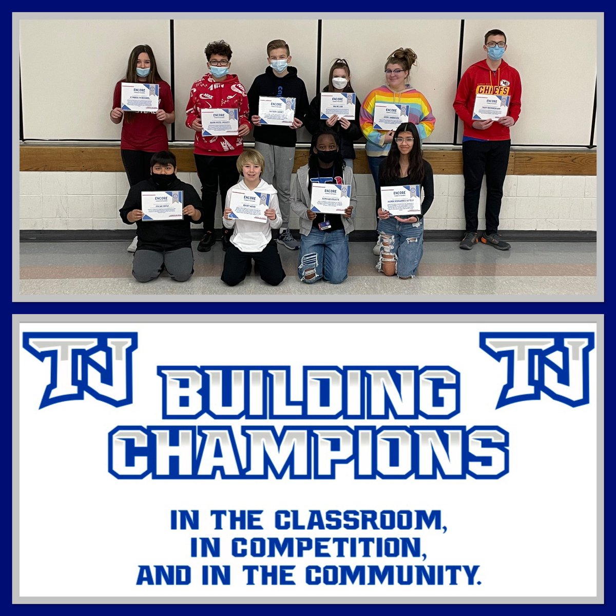 patriot_pe's tweet photo. Congratulations to our November Encore Students of the Month! Thank you for being good student leaders and exemplifying the TJ Way! #theTJway #patriotlearning https://t.co/XSnaJdXsJa