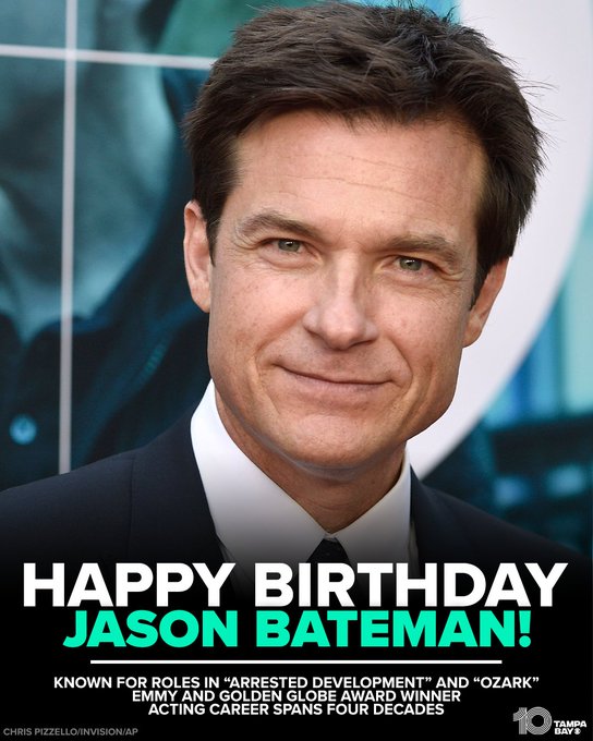 HAPPY BIRTHDAY \"Ozark\" star Jason Bateman is celebrating his 53rd birthday today! 