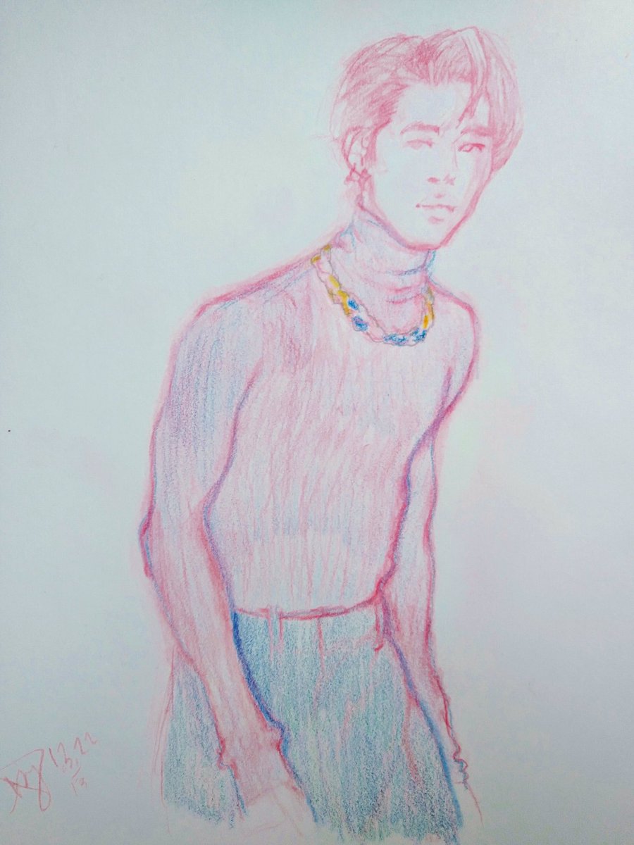 madebyBee's tweet photo. Jimin Vogue #artbee #btsfanart https://t.co/9pusmdHJgB