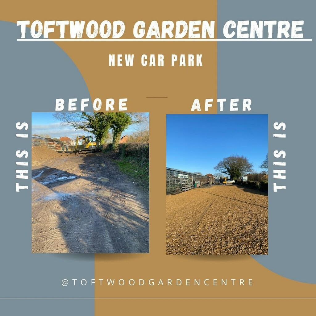ToftwoodGC's tweet photo. Just 1 of the large changes planned for this year. The car park!! 

Finally we have been granted permission to shingle and hardcore the remaining room. We have now got a larger capacity for customers to be able to shop easily.

We’ve got many more big pl… https://t.co/9waxFzCYSK https://t.co/dkCAoeQsCr