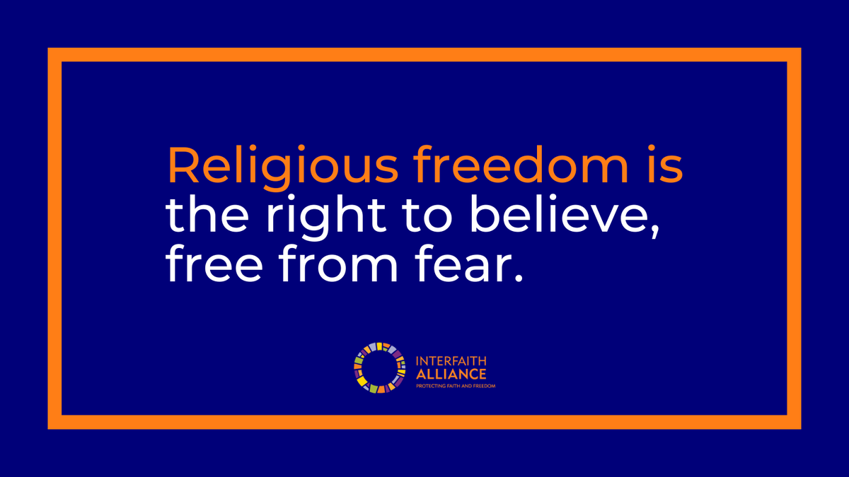 intrfthalliance's tweet photo. #ReligiousFreedomIs a core American value, guaranteeing each of us the freedom of and freedom from religion. https://t.co/SY2374SBVq