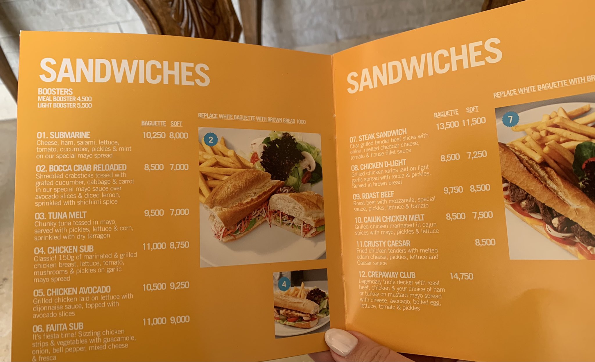 Crepaway menu deals