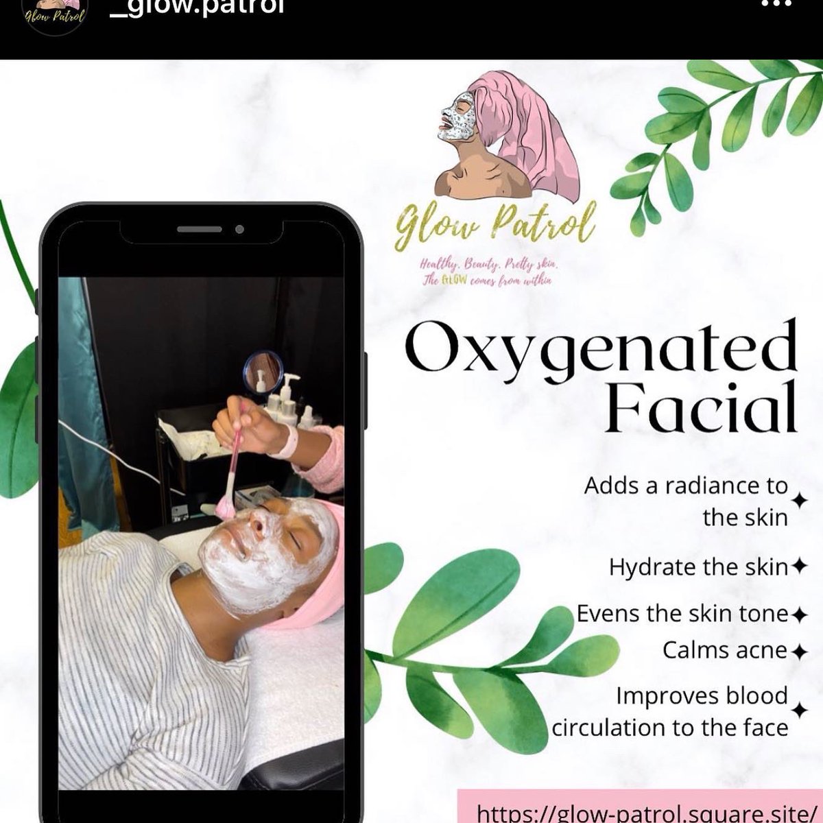 working_pod's tweet photo. This weeks featured #BBW is Kimesha S. of @ _glow.patrol 💗 
She specializes in all things skin care. Check her out for facials, dermaplaning, waxing, sugar scrubs and more. She is officially based in Tucker but offers off site booking. Click the link in her bio to contact and https://t.co/zapFOH0Nw1