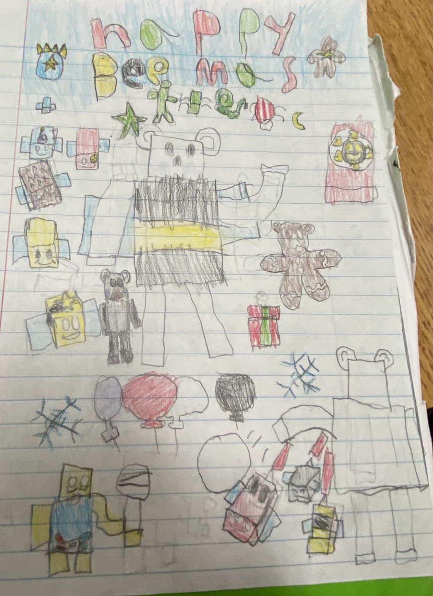 Beeswarmsimguy's tweet photo. Happy beemas Iβm not very good at making art but nonetheless happy beemas. #beeswarmsimulator #beemas #Roblox #art https://t.co/Ge6kElsw4U