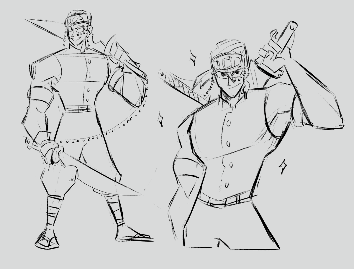 cocoreena's tweet photo. More Demon Slayer sketches that I hope to finish some day... (especially the Gyutaro and Daki one) 😪 https://t.co/7jvKIw3skB