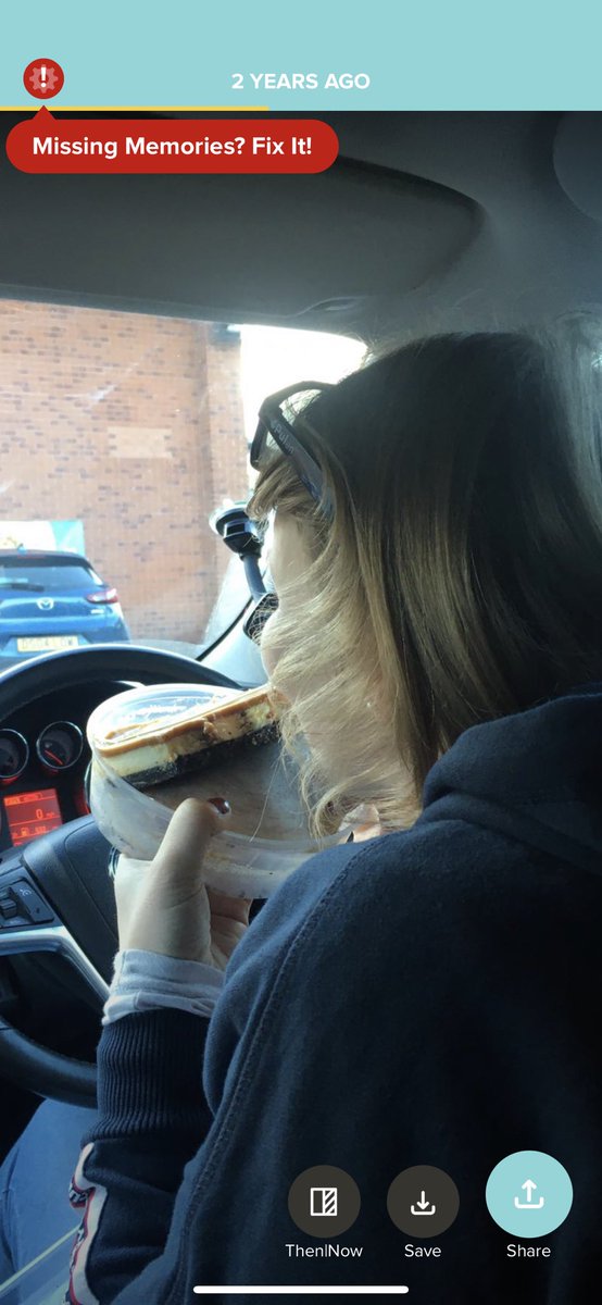 K4t3W's tweet photo. 2 years ago and pregnant and all that would do is a co-op salted caramel cheesecake right out the pack in the car park.. https://t.co/RmNCBasR1O