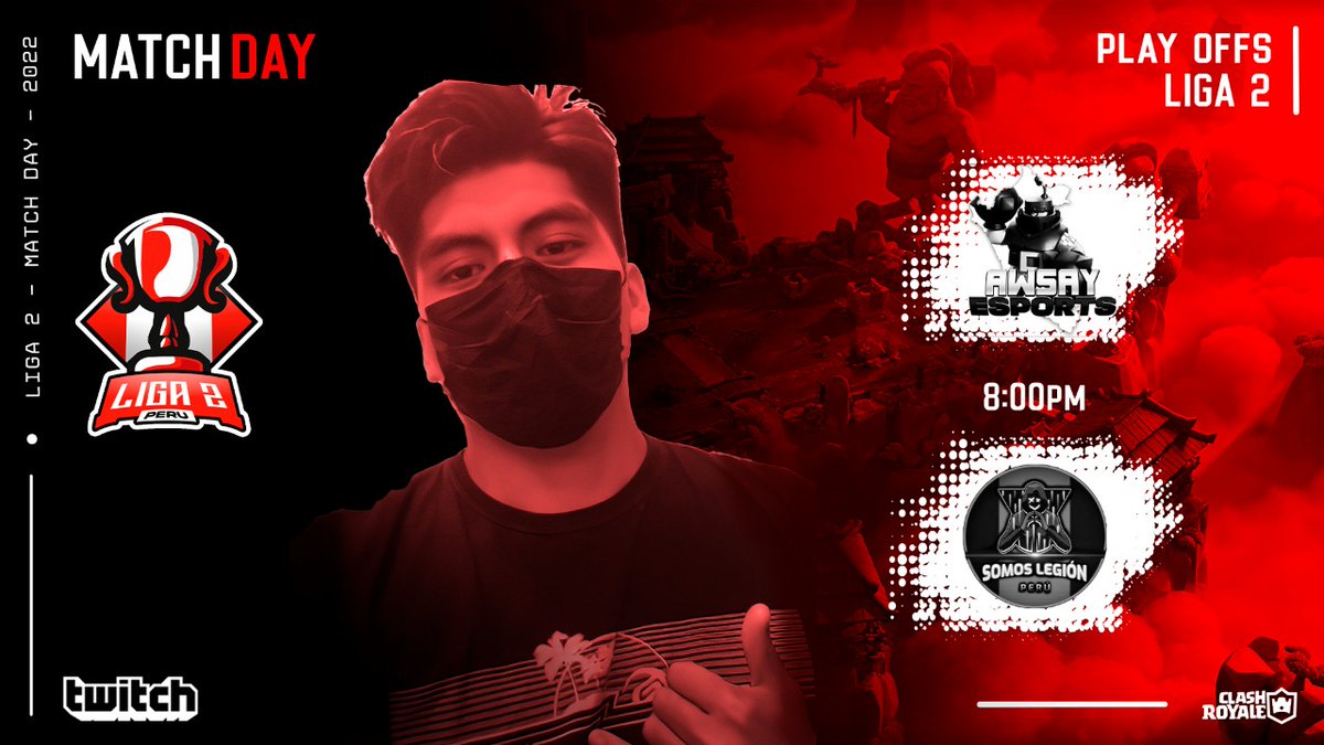 Liga_2PE's tweet image. #CR | #PlayOffs 

Hoy seguimos con el 3er partido de 4tos de final de la @Liga_2PE 🏆

🔴 8:00 PM 🇵🇪
@AwsayE
🆚
@SomosLegionPeru

Transmisión:
🎙️| @johnny_or9 + @Riderv2511
📺| twitch.tv/johnnyor9

Los esperamos... 🇵🇪🎖️