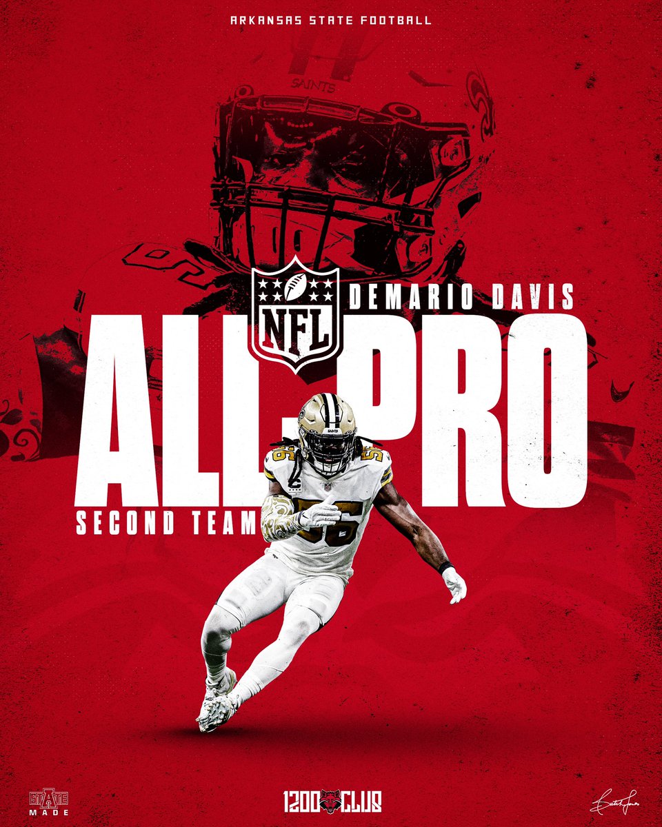 AStateFB's tweet photo. 3rd year in a row for our guy @demario__davis‼️
Keep Hunting🐺
#stAteMade x #ADifferentBreed https://t.co/WTywfP48dF