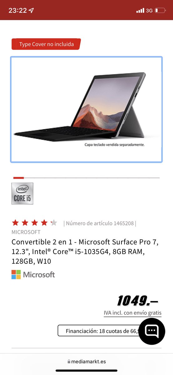 oka_sanchez's tweet photo. Hola mediamarkt.
Porque tienes en la web el mismo producto que me has anulado? https://t.co/fZNu6HwBeV