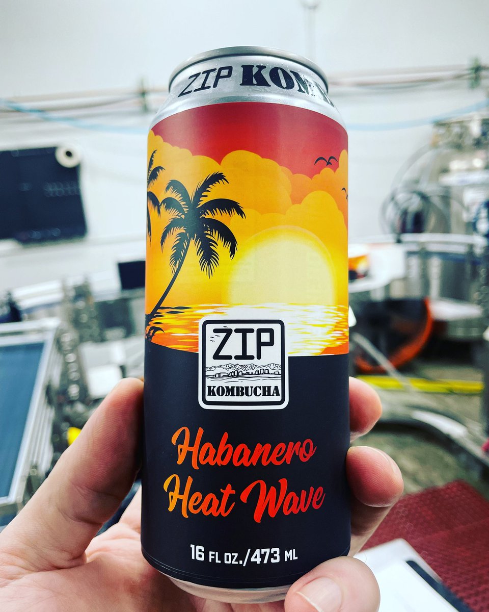 There is a Heat Wave heading towards Anchorage and it arrives next Thursday! 

#zipkombucha #alaska #heatwave #habanero #kombucha #booch
