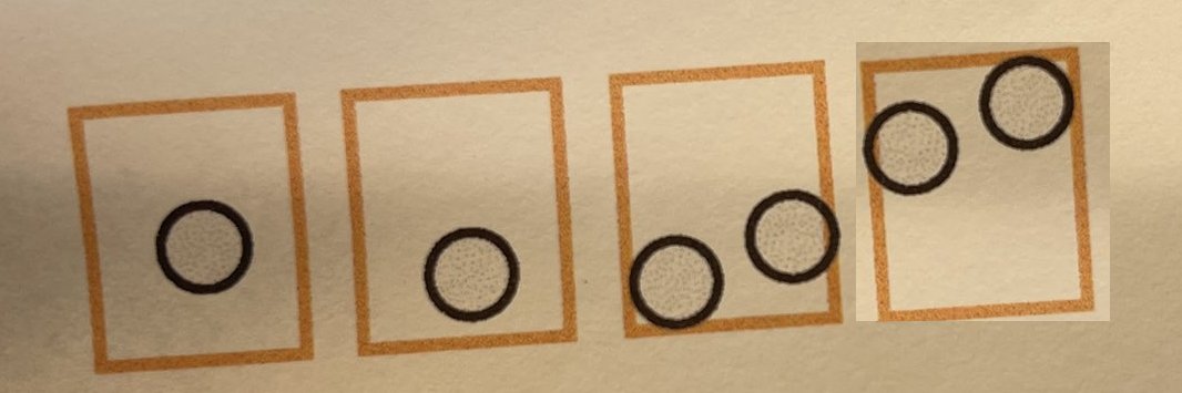 Snufflesforever's tweet photo. @Casey It reminds me of one of those IQ pattern questions...I flipped the third box upside down. Please tell us the answer! https://t.co/TTePKaApnQ