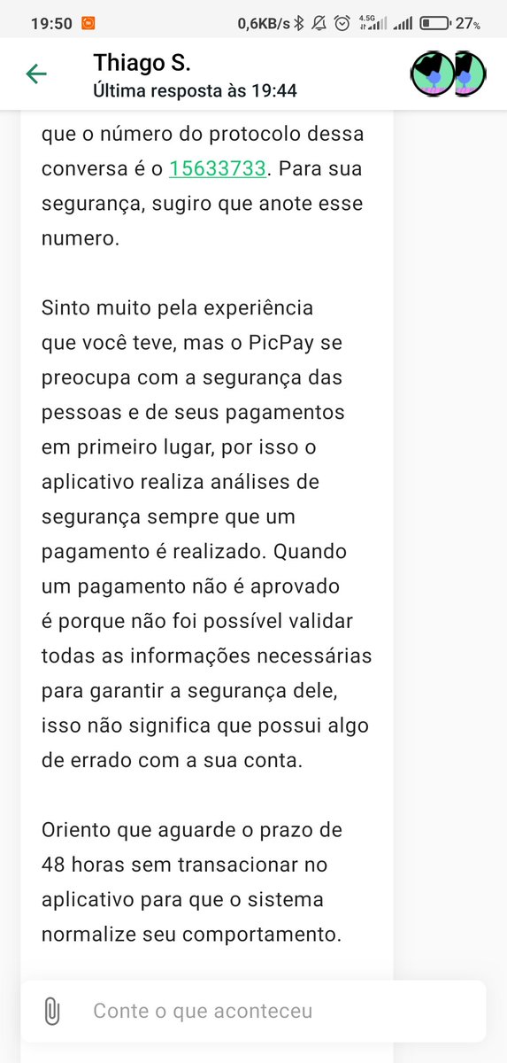 guima_marcio's tweet photo. @picpay Tive que esperar 48 hrs pra cadastrar um cartão de crédito e agora tenho que esperar mais 48 hrs pra poder pagar um boleto...? https://t.co/tGXr2791hS