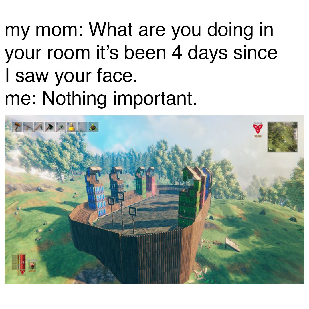 ServerBlend's tweet image. Who’s staying in this weekend? 🙋‍♂️🎮🖥

#Valheim #valheimserver #survivalserver