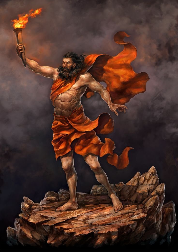 Thread:Prometheus, son of the Titan lapetus, stole fire from the Gods.But what is fire in this context? Surely, he didn't just steal a torch from the Halls of Mt. Olympus?His name, Προμηθεύς, means "forethought".1/16