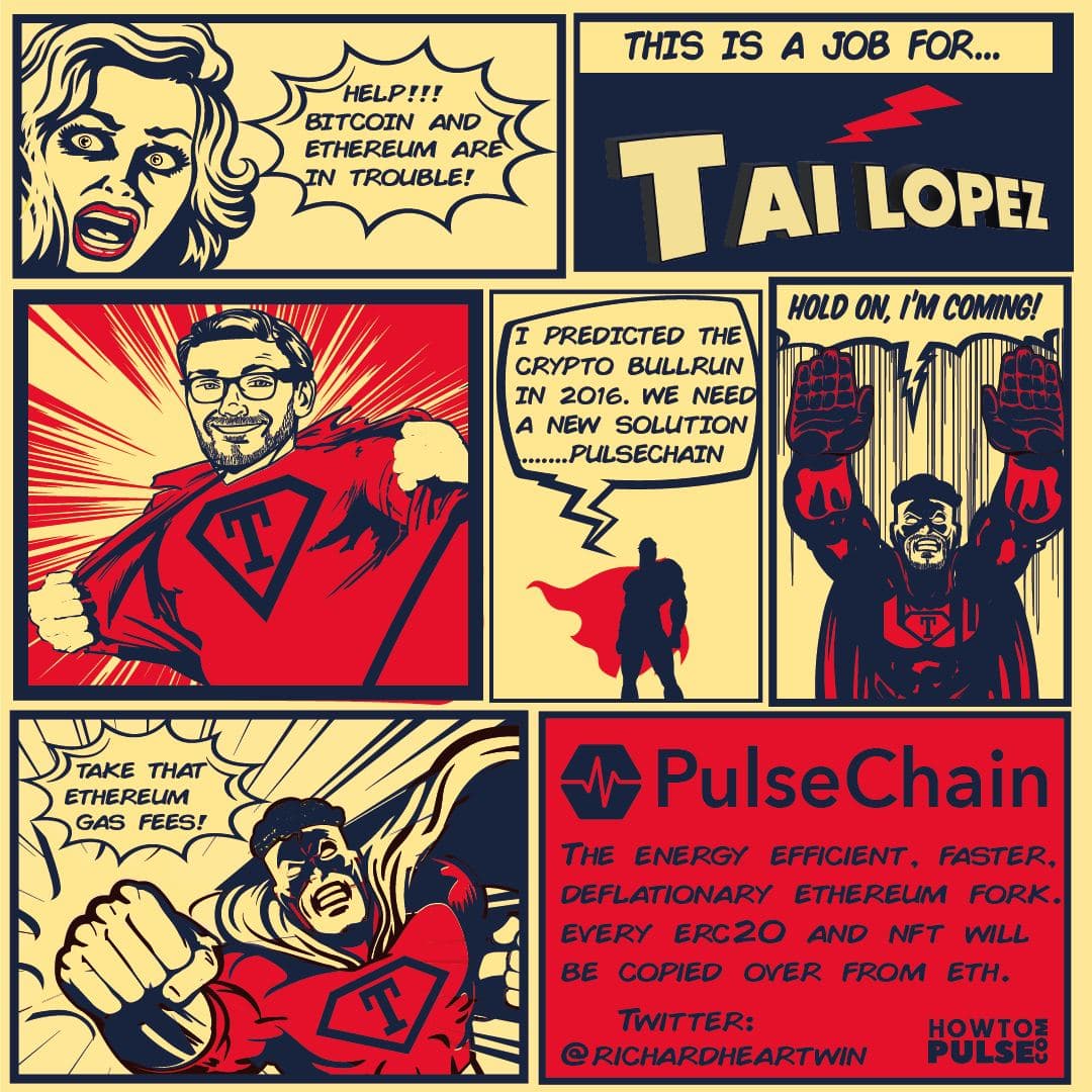 Hexologist31's tweet photo. HEY @tailopez
 become the HERO #crypto needs!

#PULSECHAIN is almost here! 

Share your #KNOWLEDGE!

#HEX #PulseX
#Bitcoin  #Ethereum #Enjin #USDC #cardano  #LINK #Chainlink #shibainu #Synthetix #cro #cel  #Solana #BSC #BNB #ADA #XRP #DOT #LUNA #AVAX #Matic #LINK #UNI https://t.co/djzJOFAgFc