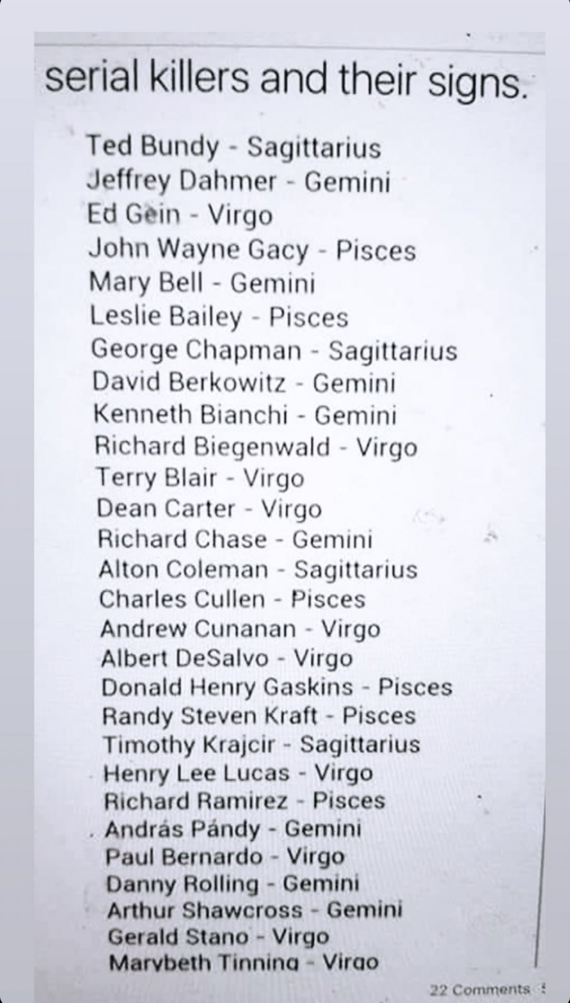 Zodiac serial killer signs 60 photos - Youhoroscope.com
