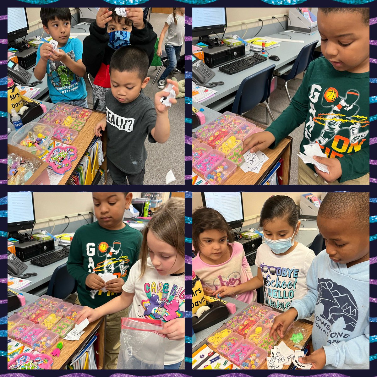 MrsDavis_ESE's tweet photo. Desk pets shopping today!! My kiddos got to spend their paw prints they have earned for awesome behavior to “buy” items for their desk pets! They practiced counting as they counted out enough paw prints to buy what they wanted! #PawsitiveBehavior #DavisDarlings @HumbleISD_NBE https://t.co/C1EDrKY7S8