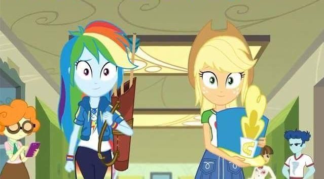 appledashsafe's tweet photo. just thinking in Rainbow being taller than Applejack https://t.co/w73yEjvmiX