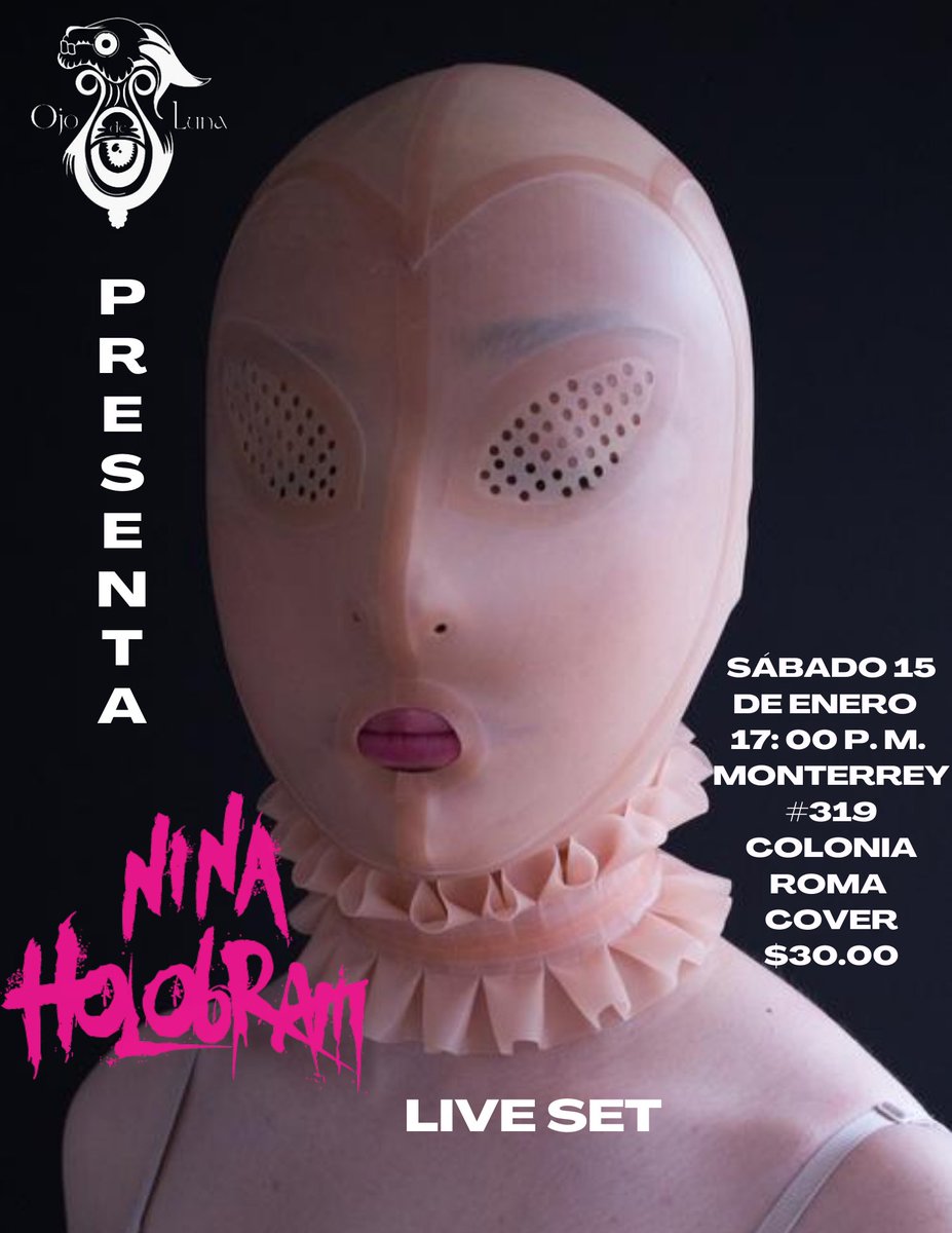 NinaHologram's tweet photo. Nos vemos mañana!!!!!!

Incendiemos la pista de baile���🔥🔥🔥🔥🔥🔥🔥🔥🔥🔥🔥🔥🔥

Somos 🅝1🅝4 🅗⓿🅛⓿6🅡4🅜 🖤🎛🎤🎚

#ninahologram #ojodeluna #merakiproducciones #electroclash #ihatepop https://t.co/heflm8i4d0