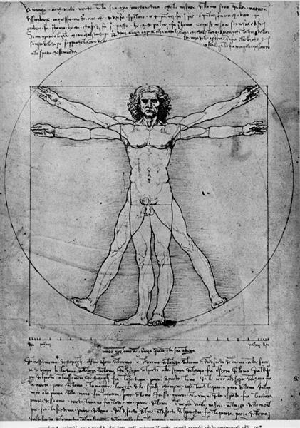 EmmanuelCultura's tweet photo. El Hombre de Vitruvio o Estudio de las proporciones ideales del cuerpo humano, es un dibujo acompañado de notas anatómicas de Leonardo da Vinci realizado alrededor del año 1490 en uno de sus diarios. 
1/ #Arte #LeonardoDaVinci https://t.co/sJwDNSeB1x