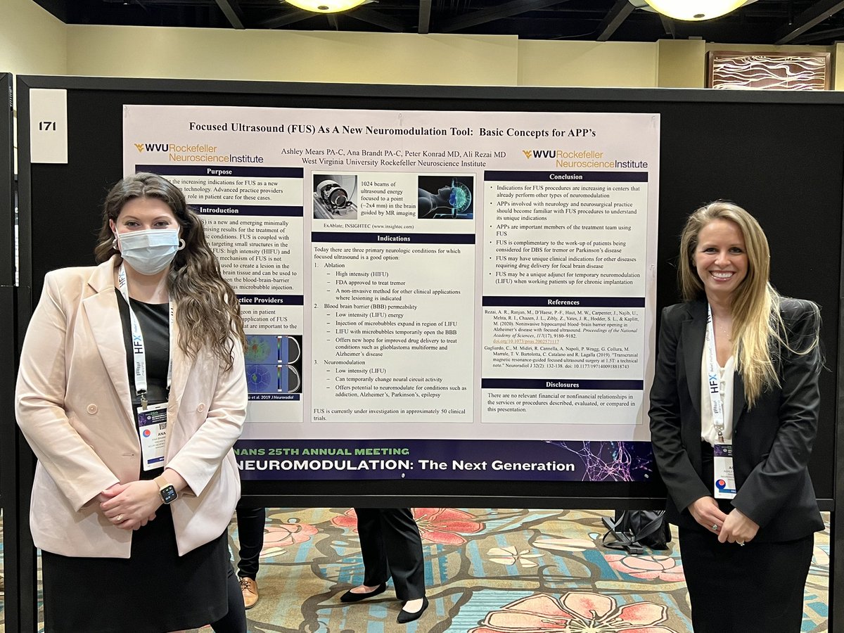 Pierre D'Haese (@pf_dhaese) on Twitter photo Great work presented at @NANS from Ashley Mears and Ana Brandt from the Rockefeller Neuroscience Institute ! <a href="/PeterKonrad12/">Peter Konrad</a> <a href="/DoctorAliRezai/">Ali Rezai, MD</a> Great work presented at @NANS from Ashley Mears and Ana Brandt from the Rockefeller Neuroscience Institute ! <a href="/PeterKonrad12/">Peter Konrad</a> <a href="/DoctorAliRezai/">Ali Rezai, MD</a>