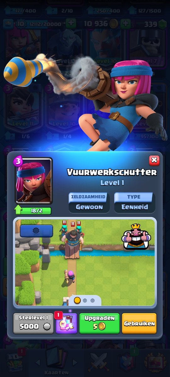 SkullyFNBR's tweet photo. Got Rocket Bullseye in Clash Royale https://t.co/yvMlCTwdJw