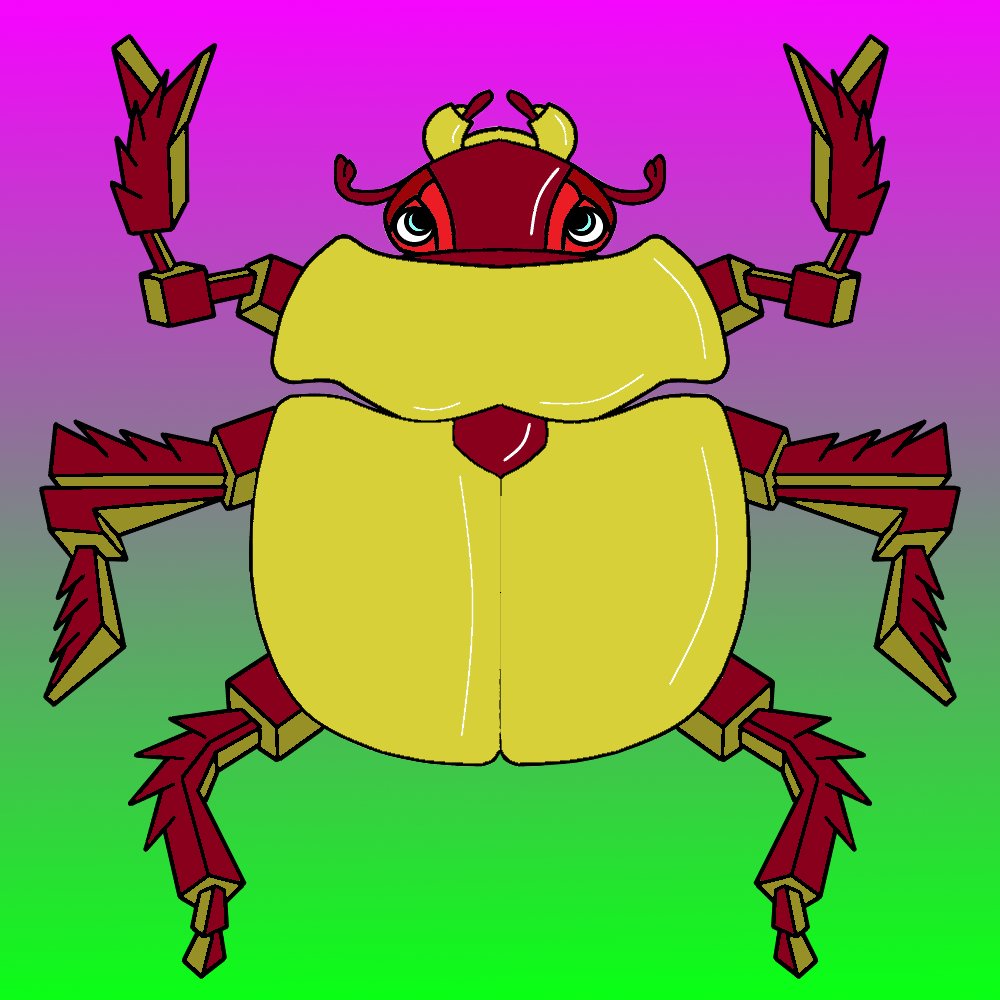 24 hours left to enter our giveaway in Discord for Degenerate Beetles #008! #ironmanbeetle #algorand #algo #algofam #AlgoNFT