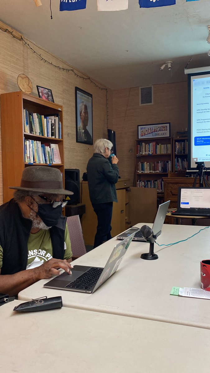 vfp46's tweet photo. Kicking off our monthly chapter meeting NOW. Join us every second Friday of the month at the Monterey Peace and Justice Center or on Zoom. https://t.co/rKai8A86vu