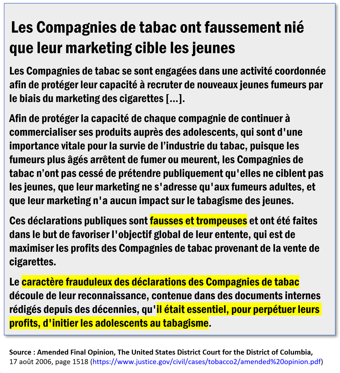 OxyRomandie's tweet photo. 15 ans après avoir été condamnées aux États-Unis, les compagnies de tabac récidivent en Suisse #enfantssanstabac https://t.co/8V7Ba7qQnm #CHvote #votations https://t.co/lFeuLPDMtE