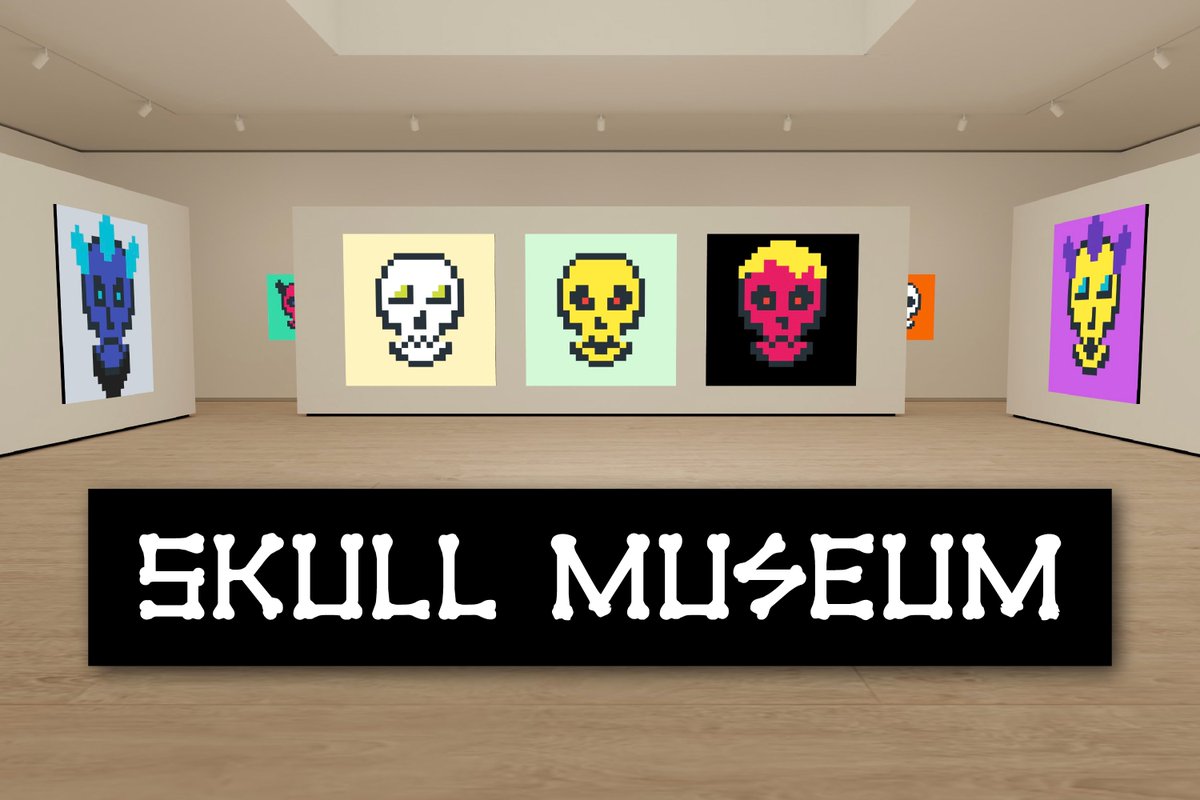 Welcome to Skull Museum, a collection of historical CryptoSkull NFTs released on May 18th, 2019. CryptoSkulls are the second 10k pfp collection ever and the first 10k pfp collection to give away full licensing rights to holders. 💀

👉 aethercity.org/space/790
