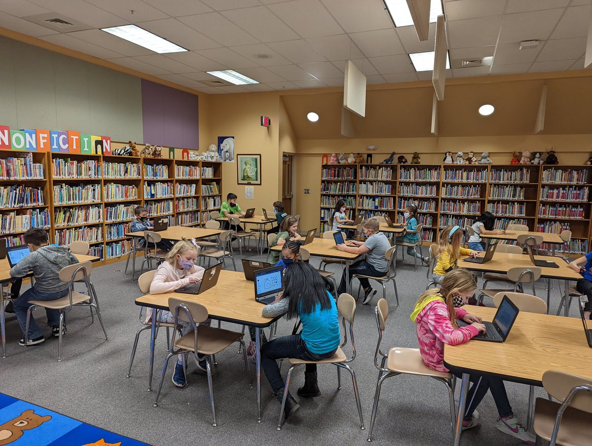 Book sorting, reading and work on chrome books in library this week.
<a href="/usd305libraries/">USD 305 Libraries</a> 
<a href="/CoronadoCubs/">USD305 Coronado Elem</a> 
<a href="/USD305/">SalinaPublicSchools</a>