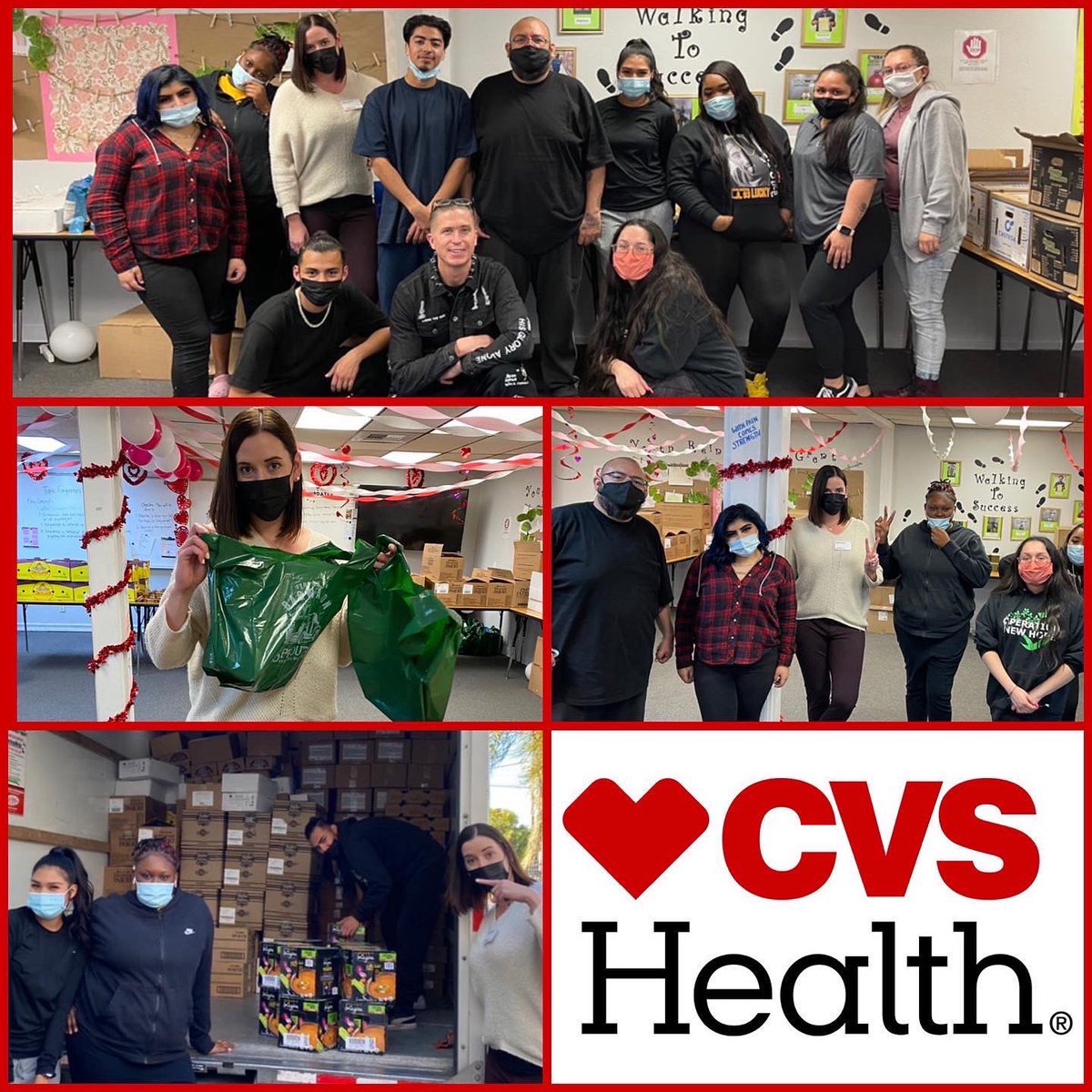 OnhHope's tweet photo. Huge thank you to @CVSHealth Sr. Advisor, Workforce Initiatives Mrs. Melanie!
We greatly appreciate your valuable time assisting our HEAL Food Distribution today. You helped 1000 families today! 
Team CVS setting out to make a positive impact in SB in 2022! #community #impact https://t.co/kMNcIfgOW7